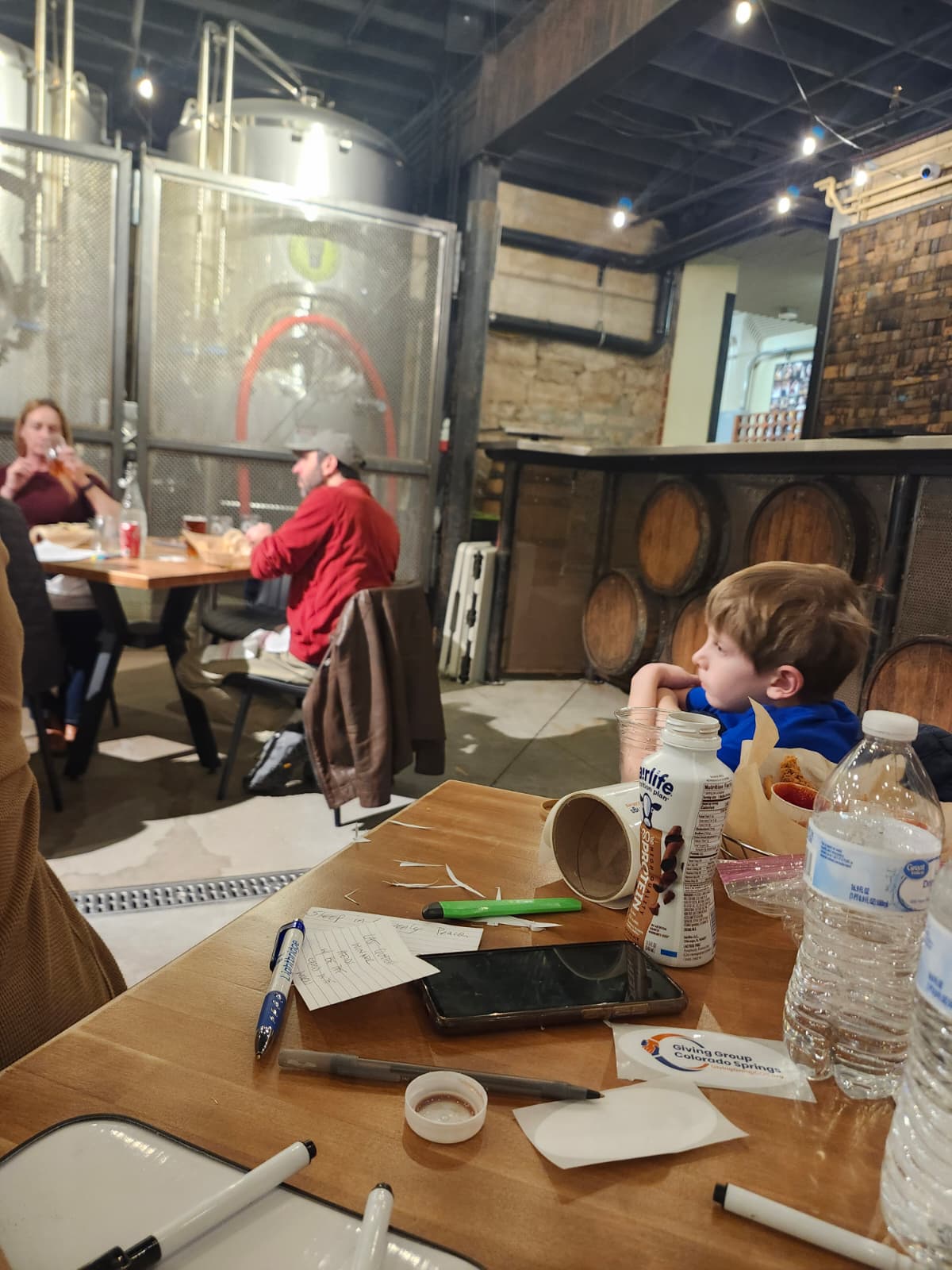 Family-friendly atmosphere at Giving Group